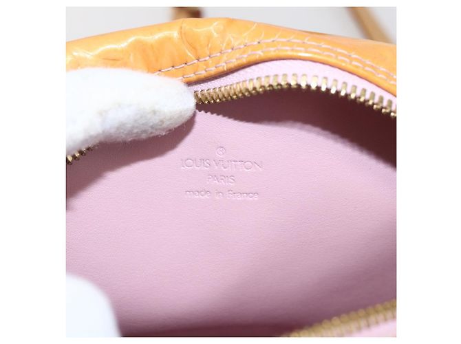 LOUIS VUITTON Borsa Wooster Monogram Vernis Rosa Marshmallow M91037 LV Auth 159222 - vista 17