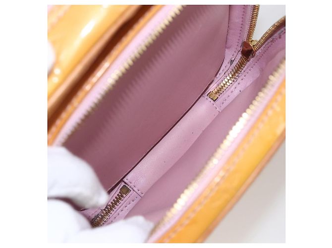 LOUIS VUITTON Borsa Wooster Monogram Vernis Rosa Marshmallow M91037 LV Auth 159222 - vista 20