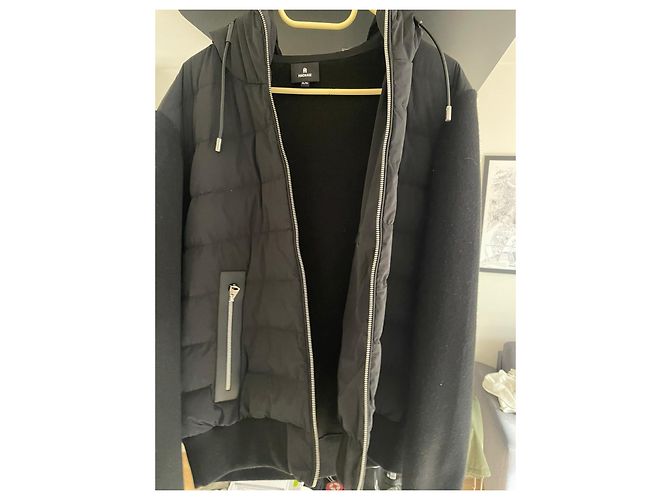 Giacca ibrida Mackage Andrew-Z nera con cappuccio Nero - vista 4