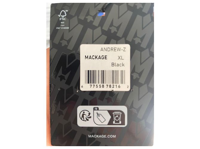 Giacca ibrida Mackage Andrew-Z nera con cappuccio Nero - vista 6
