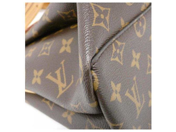 Borsa Louis Vuitton Monogram Rivoli PM Marrone - vista 3