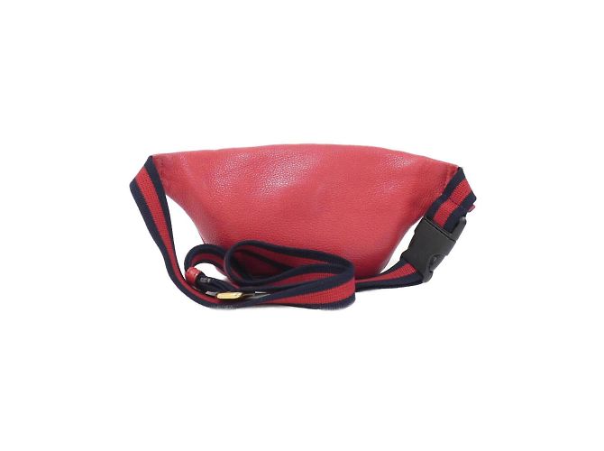 Marsupio in pelle rossa Gucci Rosso - vista 2
