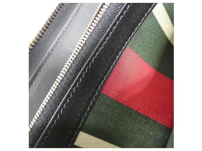 Billetera bi-fold Gucci GG Emblem Negro Beige - vista 7