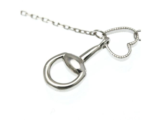 Collana Gucci Flora in oro bianco con diamanti Argento - vista 7
