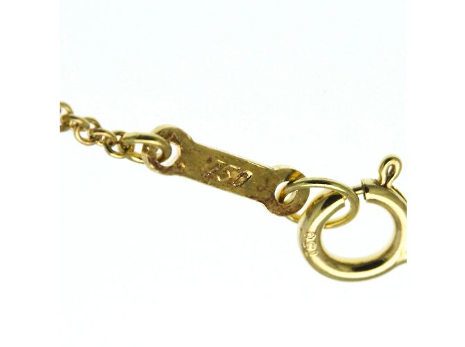 Tiffany & Co Colar Tiffany Leaf Fin em Ouro Amarelo (18K) Dourado - vista 12