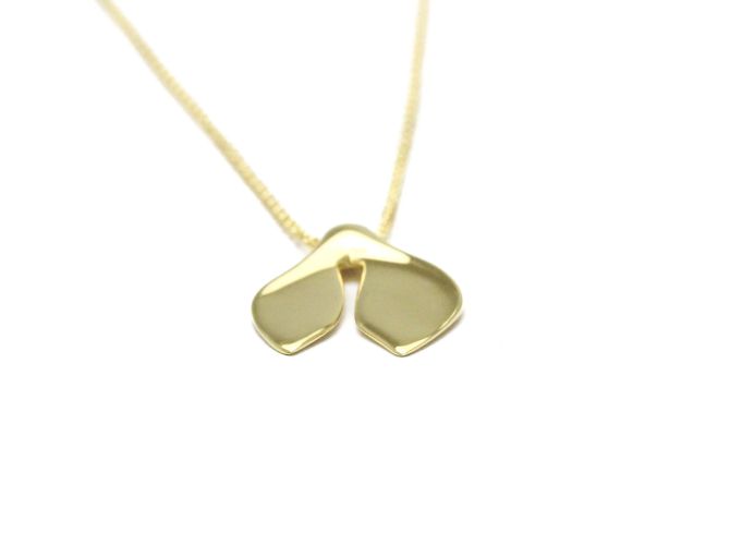 Tiffany & Co Colar Tiffany Leaf Fin em Ouro Amarelo (18K) Dourado - vista 4