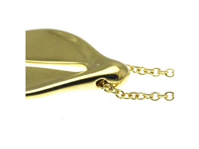 Tiffany & Co Colar Tiffany Leaf Fin em Ouro Amarelo (18K) Dourado - vista 7