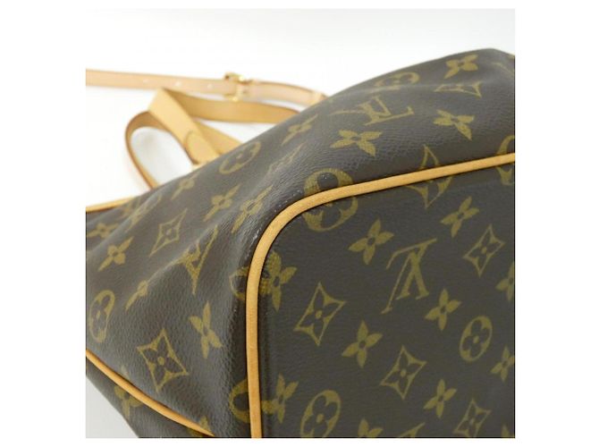 Borsa Louis Vuitton Monogram Palermo PM Marrone - vista 3