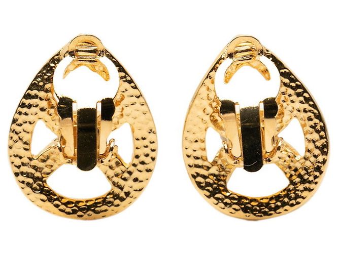 Timeless Orecchini a clip placcati in oro Chanel Coco Mark D'oro - vista 2