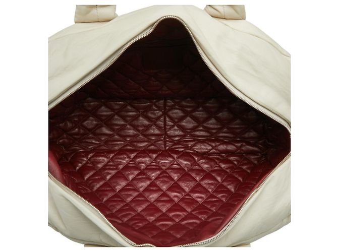 Borsa Boston Coco Cocoon di Chanel Bianco Crudo - vista 9