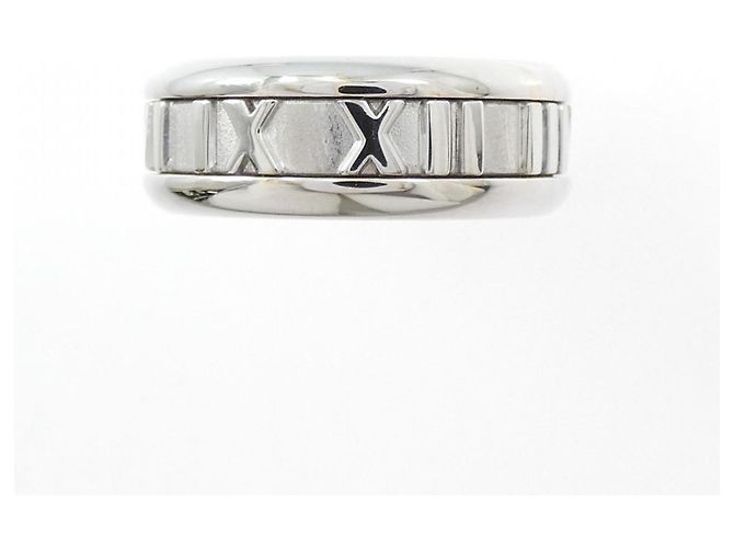 Tiffany & Co Anello Tiffany Atlas in Oro Bianco D'oro - vista 2