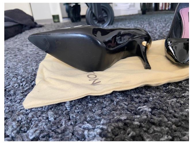 Louis Vuitton Vintage Pumps – Edition 2008 – Größe 37½ Schwarz - Ansicht 3