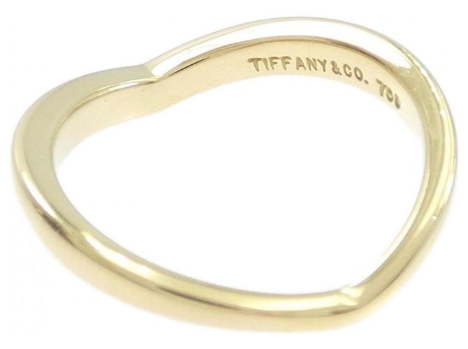 Tiffany & Co Anello V-Band Tiffany in oro giallo 18K - vista 3