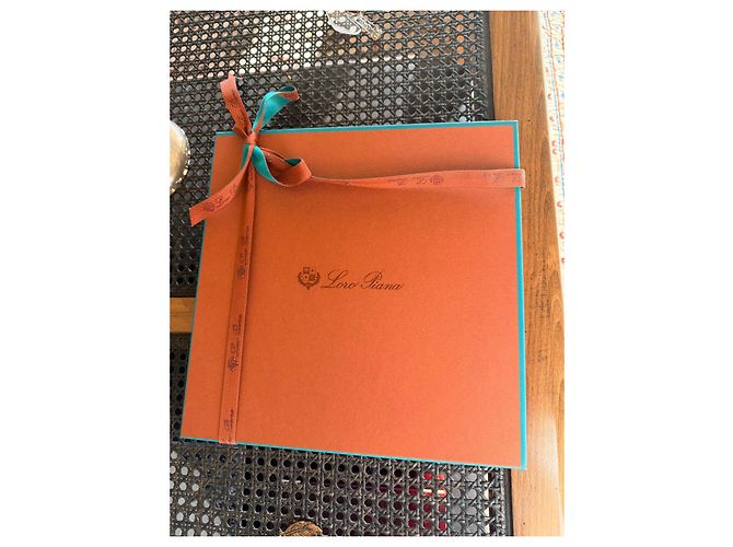 Chal Firma LORO PIANA Beige Mostaza Coñac Marrón claro - vista 2