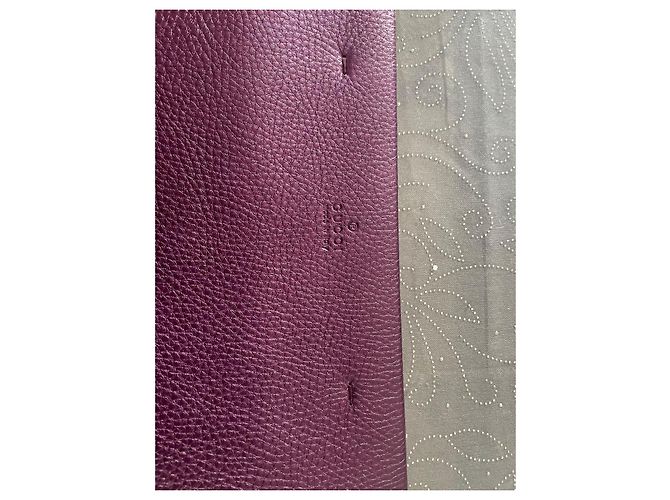 Pochette Gucci in pelle grana viola Porpora - vista 9