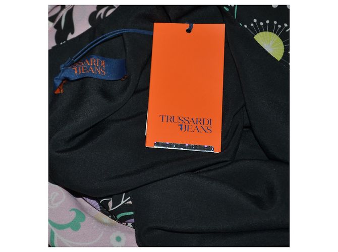 Trussardi Jeans gemustertes Kleid mehrfarbig Mehrfarben - Ansicht 5