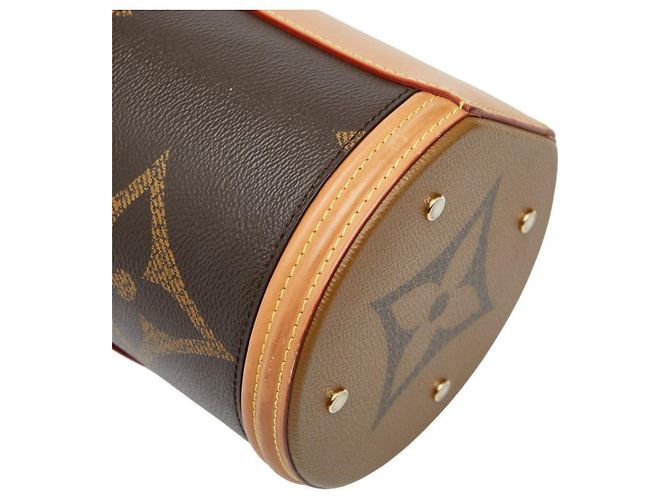 Borsa Vanity Cannes Monogramma Gigante Louis Vuitton Marrone - vista 4