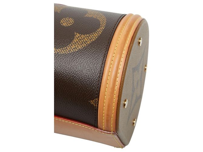 Borsa Vanity Cannes Monogramma Gigante Louis Vuitton Marrone - vista 5