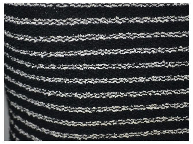 Vestido mini Theory blanco y negro de algodón - vista 2