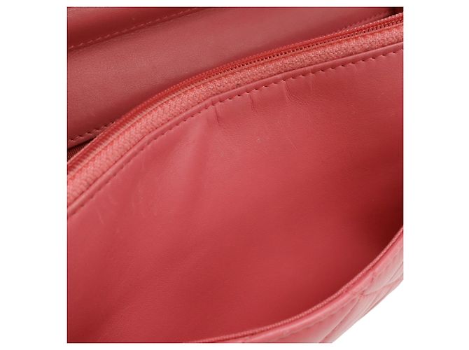 Borsa a spalla Chanel Coco Mark con catena Rosa Rosso - vista 10