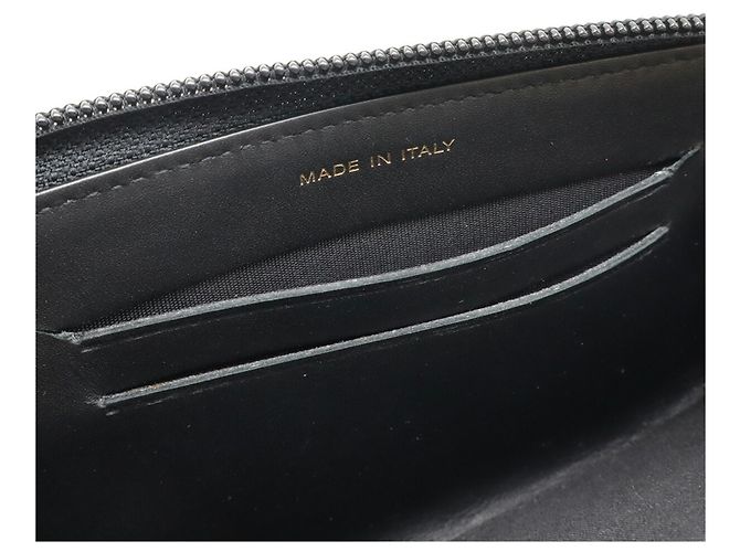 Timeless Cartera Larga Chanel en Piel de Ternera Granulada Negra Negro - vista 9