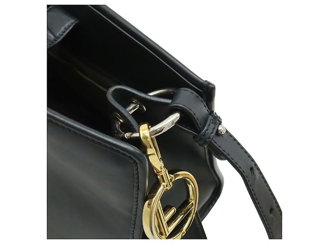 Borsa a Spalla/Clutch FENDI Runaway Small Nero - vista 6