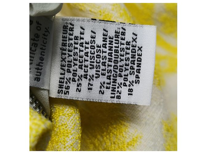 Carpreena Mini Kleid aus gelbem Polyester von Diane von Furstenberg - Ansicht 3