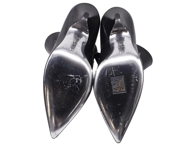 Stivaletti a punta decorati Givenchy in pelle nera Nero - vista 10
