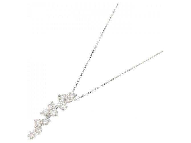 Autre Marque Collana di diamanti Pt900 Pt850 Argento - vista 2