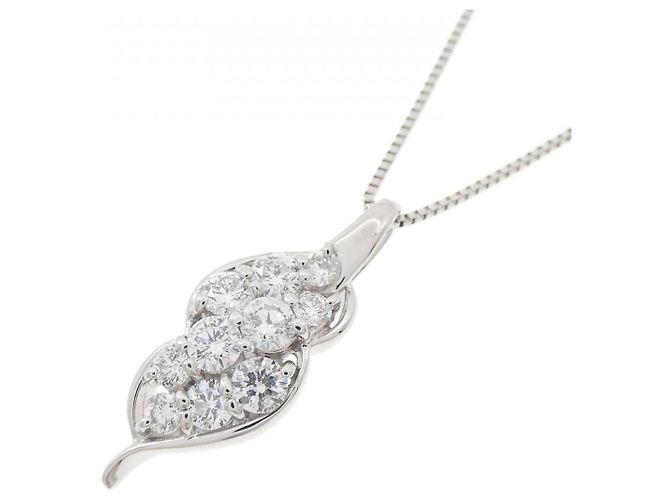 Autre Marque Collana in diamante PT900 PT850 Argento - vista 3