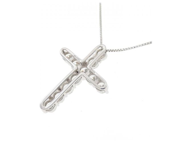 Autre Marque Collana di diamanti Pt900 Pt850 Argento - vista 4