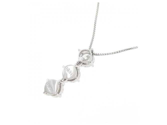 Autre Marque Collana di diamanti Pt900 Pt850 Argento - vista 4