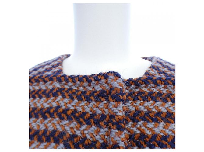 Hermès Cappotto Hermes Blu - vista 6