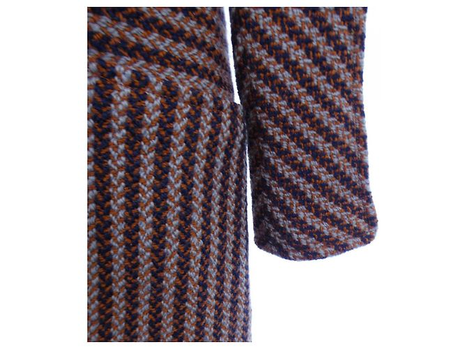 Hermès Cappotto Hermes Blu - vista 7