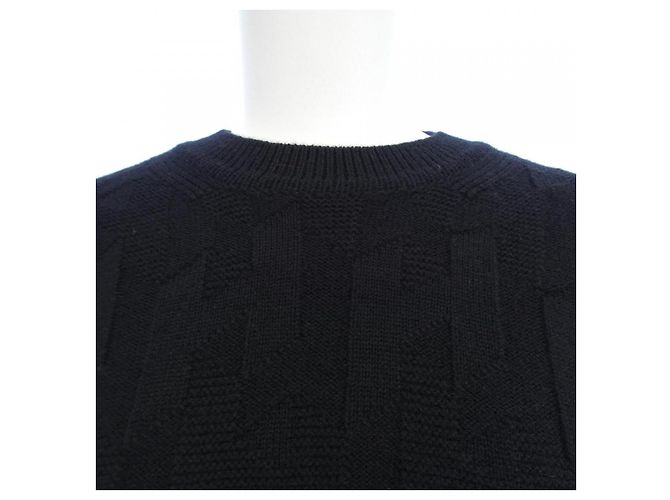 Hermès 3H2617D434 Strickwaren aus Wolle Schwarz - Ansicht 5