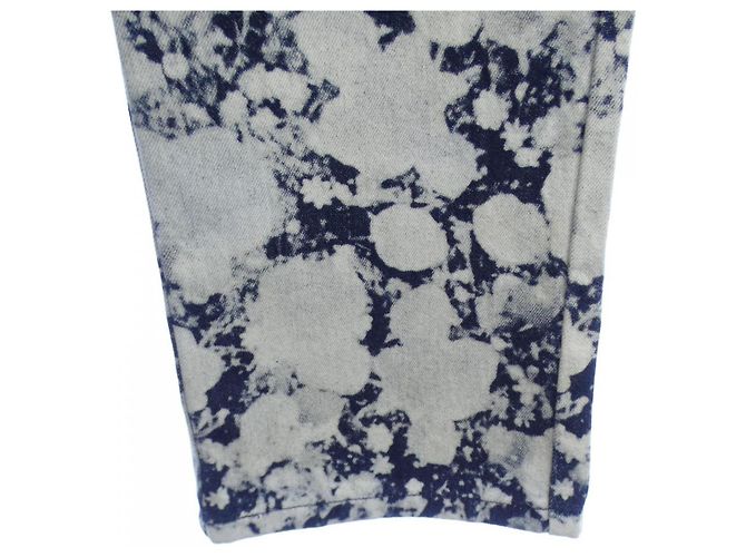 Jeans Louis Vuitton Bianco Blu navy - vista 5