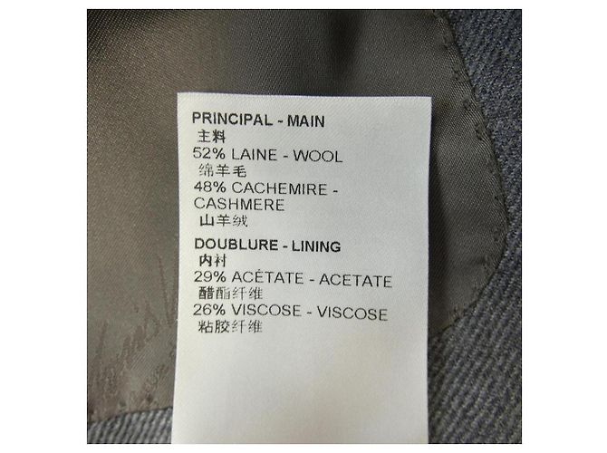 Giacca in misto cashmere Louis Vuitton Grigio - vista 3