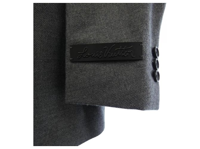 Giacca in misto cashmere Louis Vuitton Grigio - vista 7