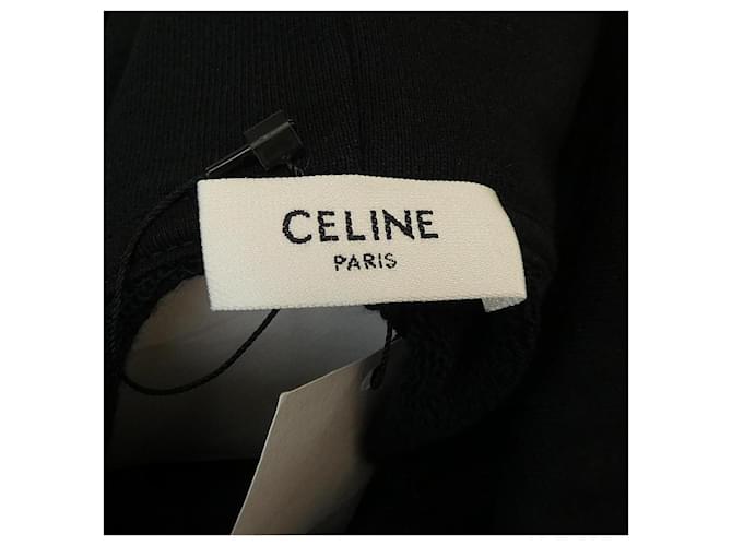Céline Moletom com capuz Celine Preto - vista 4