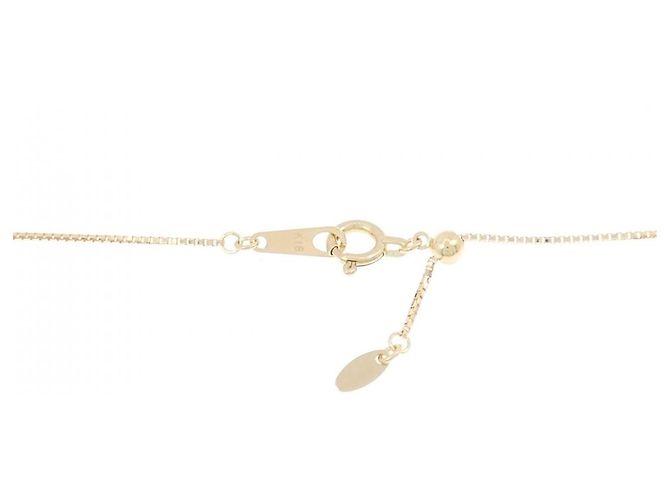 Autre Marque Au750 farbiger Stein Anhänger Halskette Golden - Ansicht 5