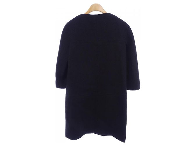 Timeless Abrigo de mezcla de seda Chanel Azul Azul marino - vista 2