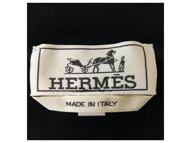 Hermès Moletom com capuz de algodão Hermes Azul Azul marinho - vista 4