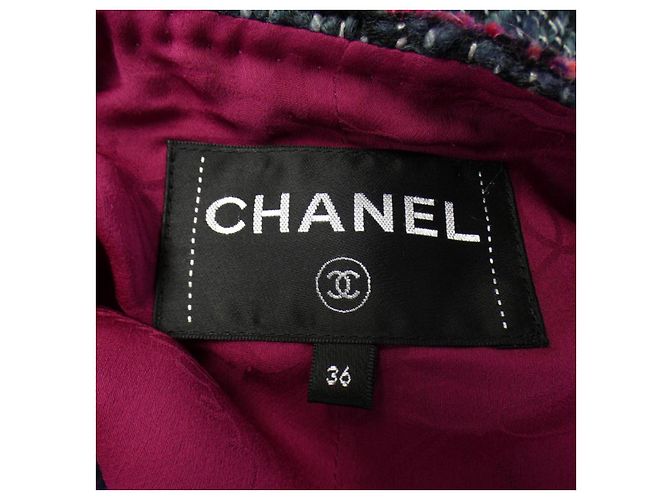 Timeless Giacca senza colletto Chanel Blu - vista 5