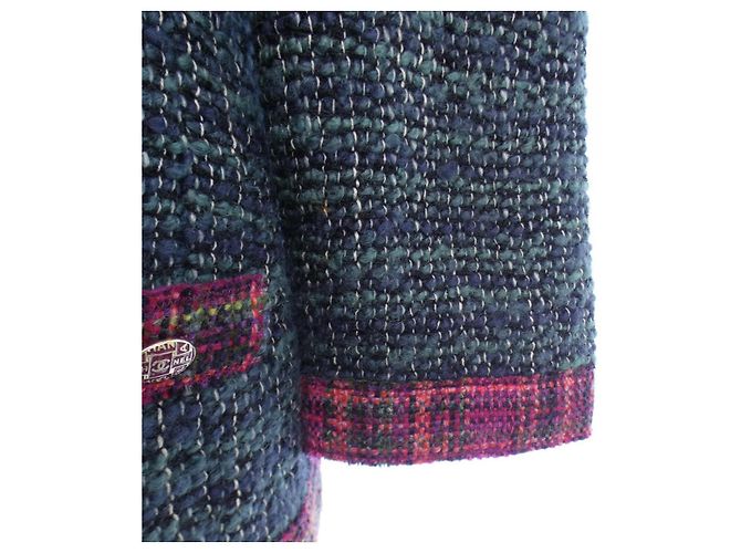 Timeless Giacca senza colletto Chanel Blu - vista 7