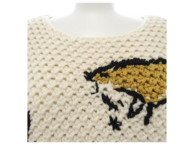 Top de punto Christian Dior Beige - vista 5