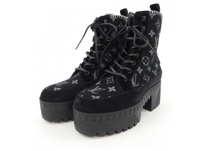 Laureate Stiefel von Louis Vuitton Schwarz - Ansicht 3