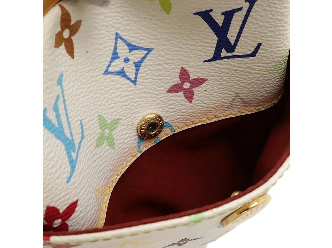 Schultertasche Pochette Lift Monogramm Multicolor Louis Vuitton Weiß - Ansicht 10