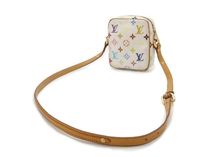 Schultertasche Pochette Lift Monogramm Multicolor Louis Vuitton Weiß - Ansicht 3