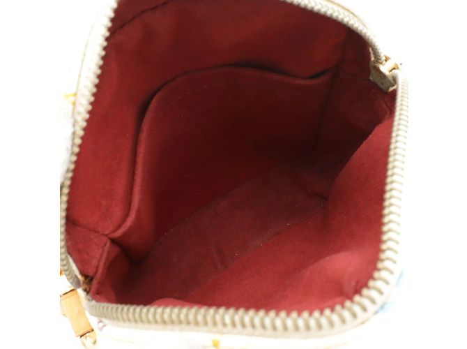 Schultertasche Pochette Lift Monogramm Multicolor Louis Vuitton Weiß - Ansicht 8