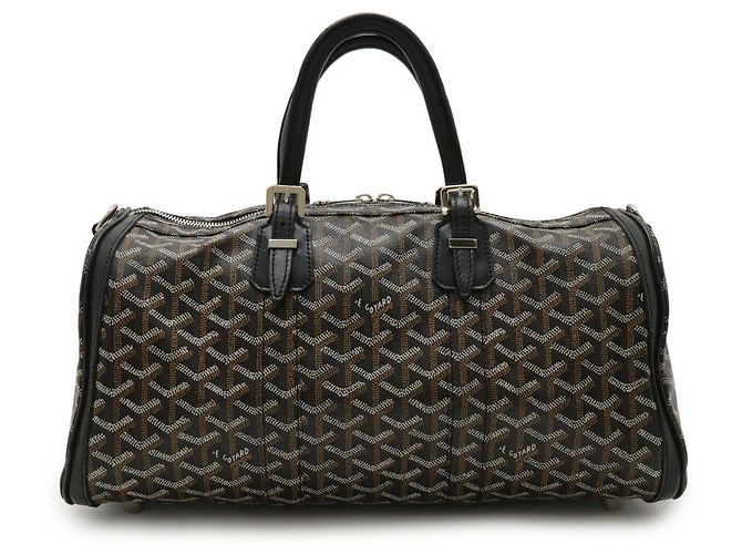 Borsa Goyard Croiseur 40 Marrone Nero Bianco - vista 2